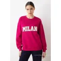 Sweatshirts de broderie de serviettes pour femmes